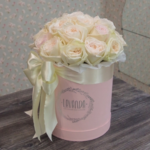 Коробка самых нежных роз