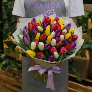 51 Голландский тюльпан в матовой пленке