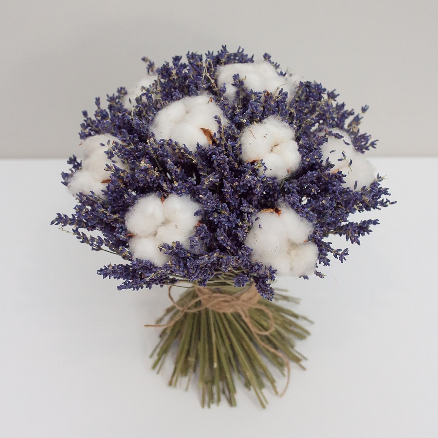 Лаванда с хлопком