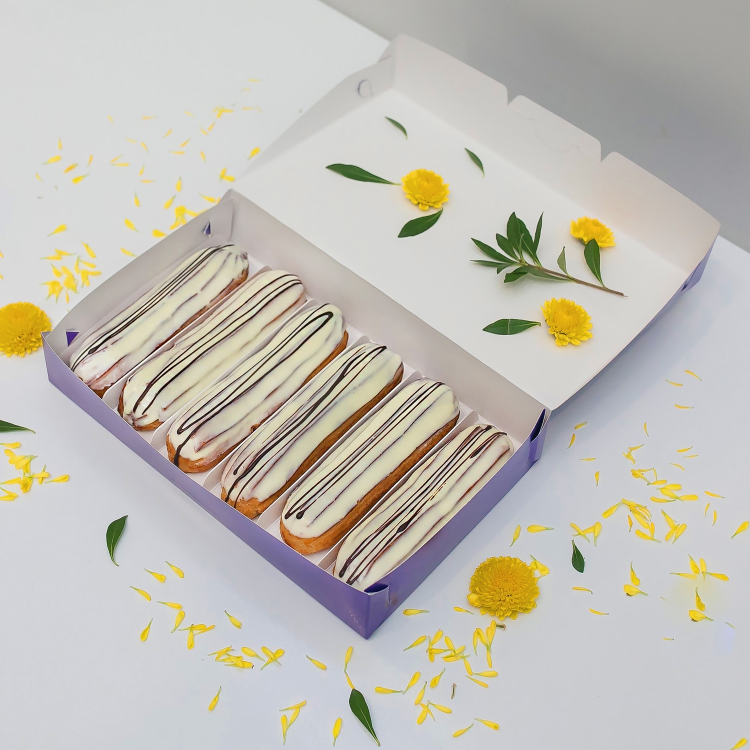 Набор из 6 эклеров «Крем-чиз»