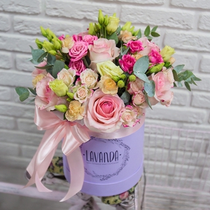 Лавандовая коробочка летних цветов