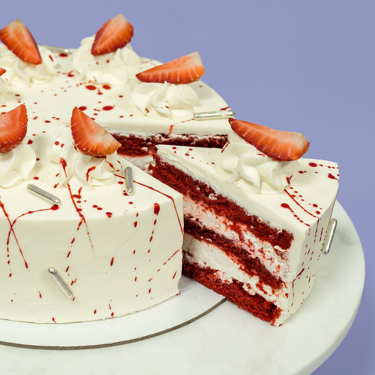 Торт «Красный бархат» 1.2кг.