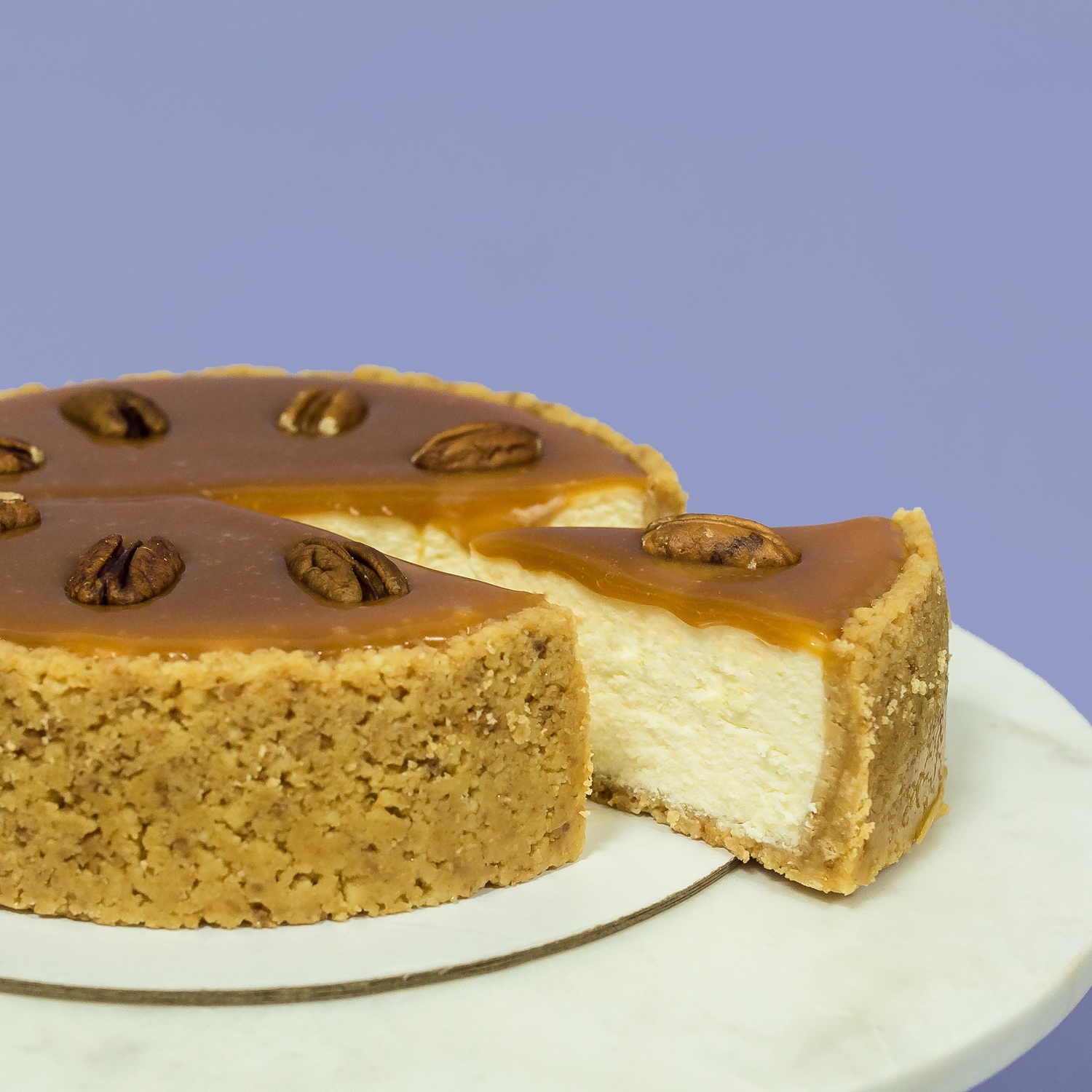 Чизкейк «Нью-Йорк» с карамелью 1кг.