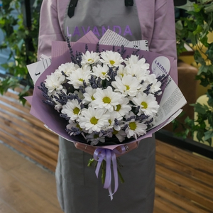 Букет Бакарди с лавандой