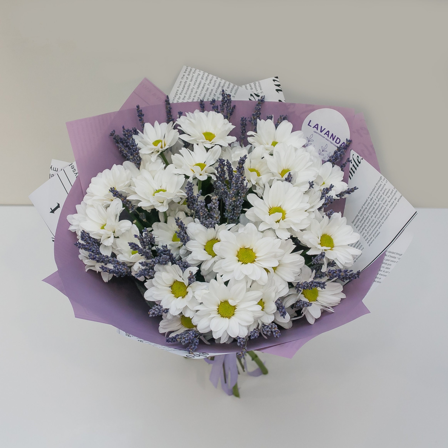 Букет Бакарди с лавандой
