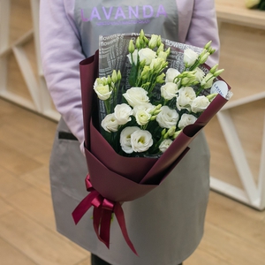 Букет белых эустом