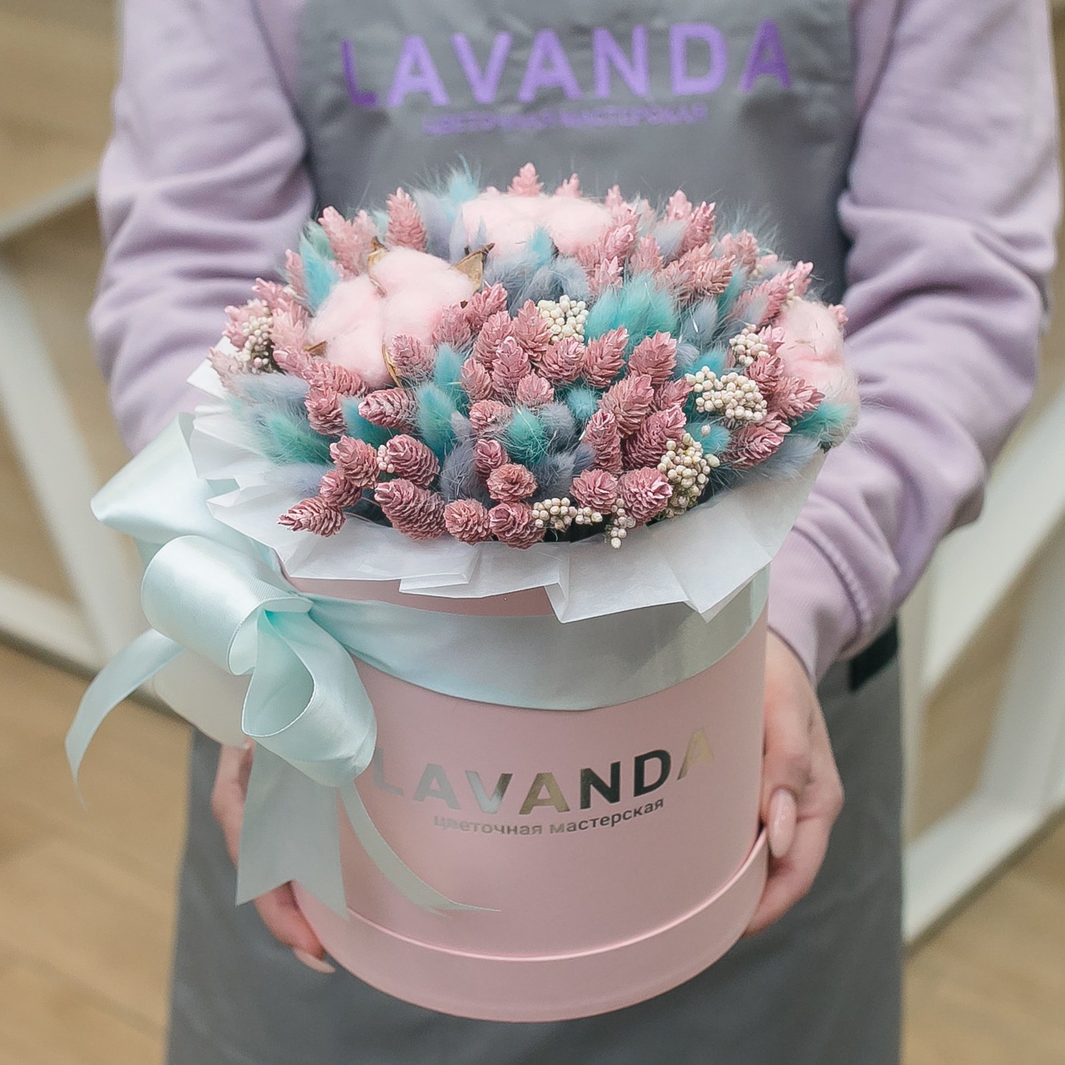 Коробочка сухоцветов (в ассортименте)