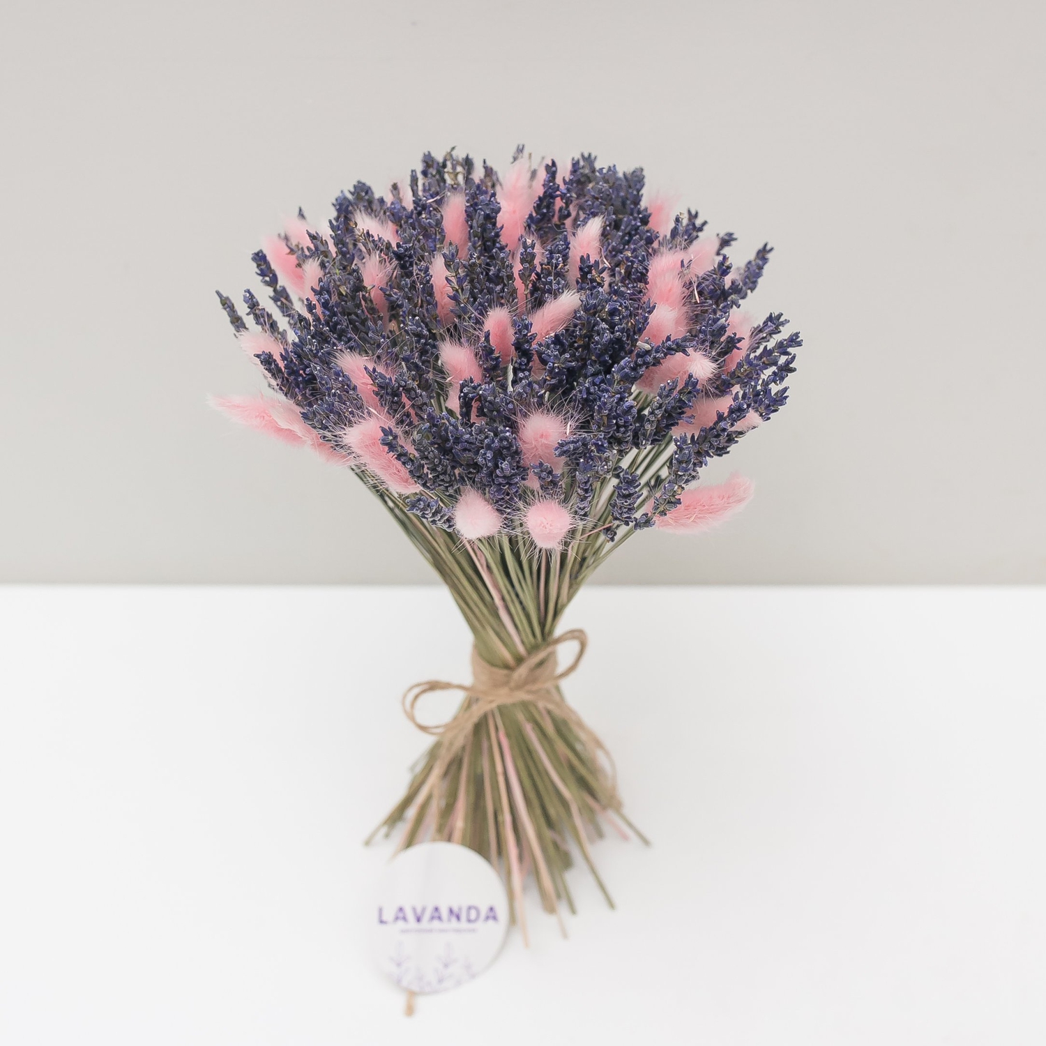 Букет лаванды с лагурусом (в ассортименте)
