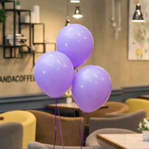 Лавандовый шар с гелием