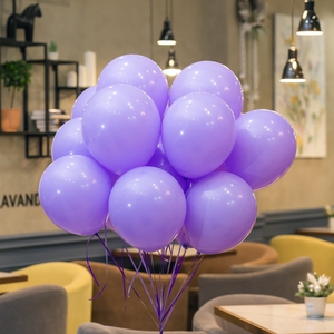 Лавандовый шар с гелием