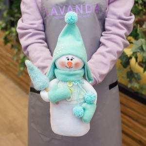 Бирюзовый снеговик