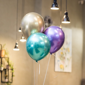 Круглый шар с гелием (хром)