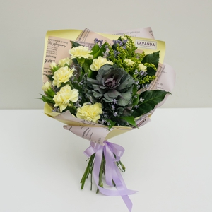 Лимонный букет с брасикой