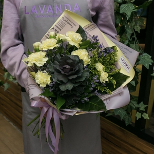 Лимонный букет с брасикой