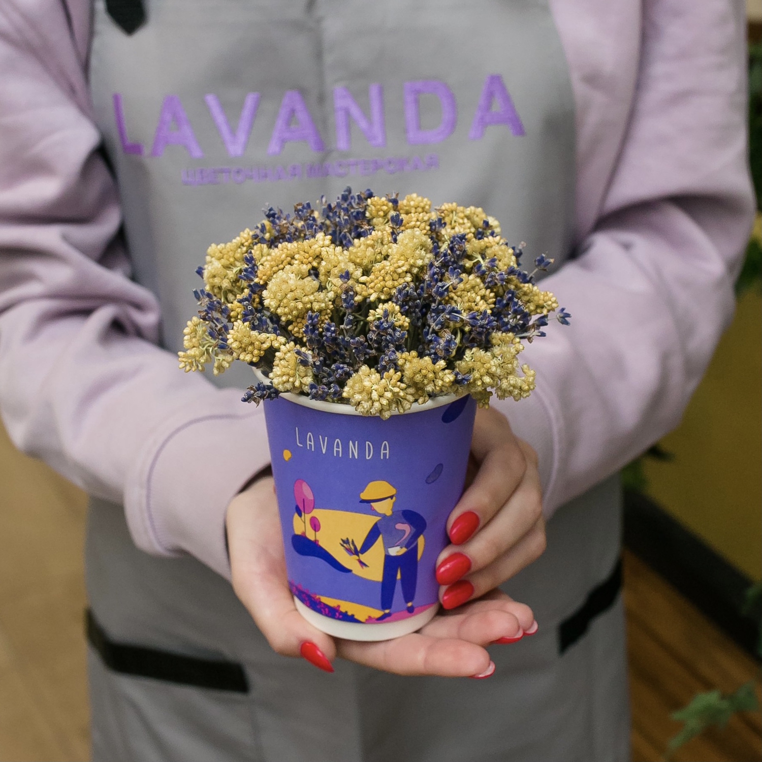 Композиция в стаканчике №12