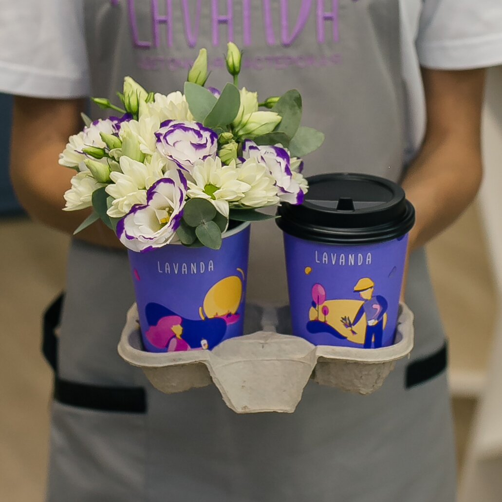 Какао + композиция в стаканчике №8